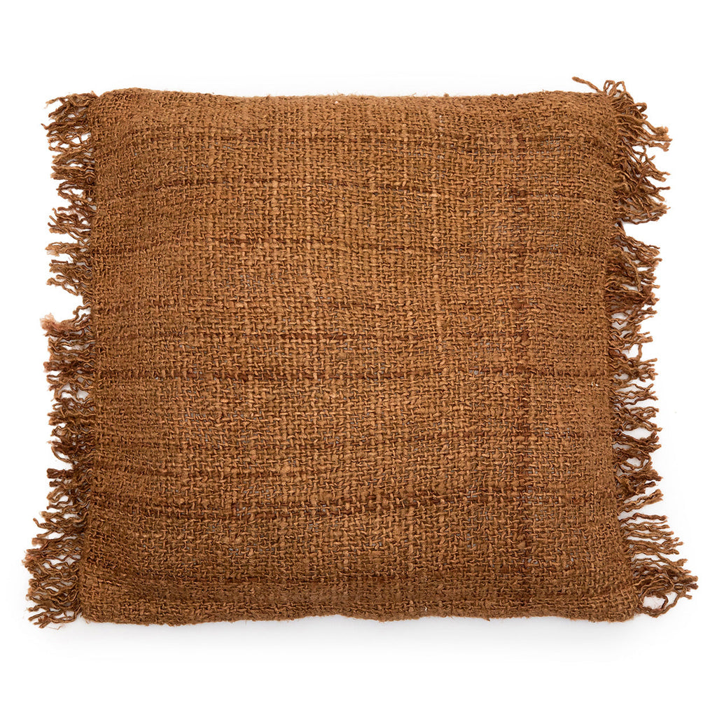 Housse de coussin Oh My Gee en coton caramel 60x60 cm
