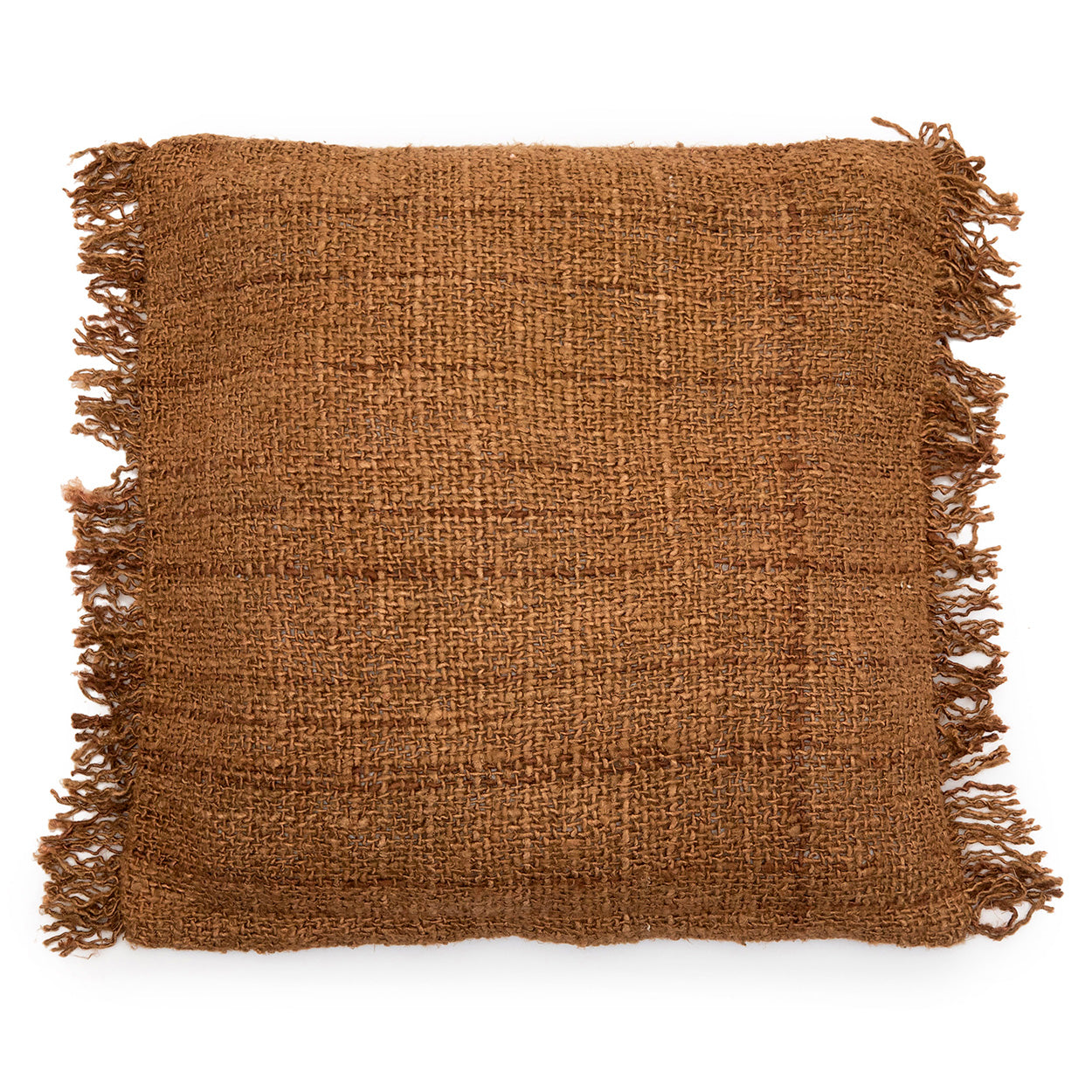 Housse de coussin Oh My Gee en coton caramel 60x60 cm