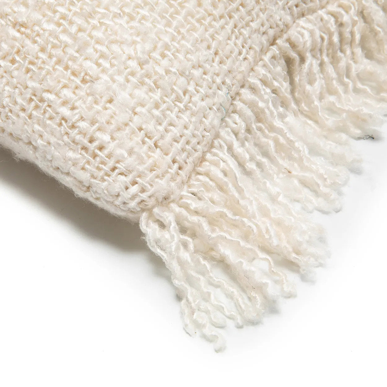 Housse de coussin Oh My Gee en coton écru 30x50 cm, vue 3