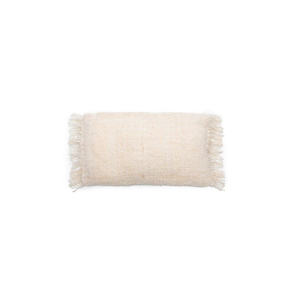 Housse de coussin Oh My Gee en coton écru 30x50 cm