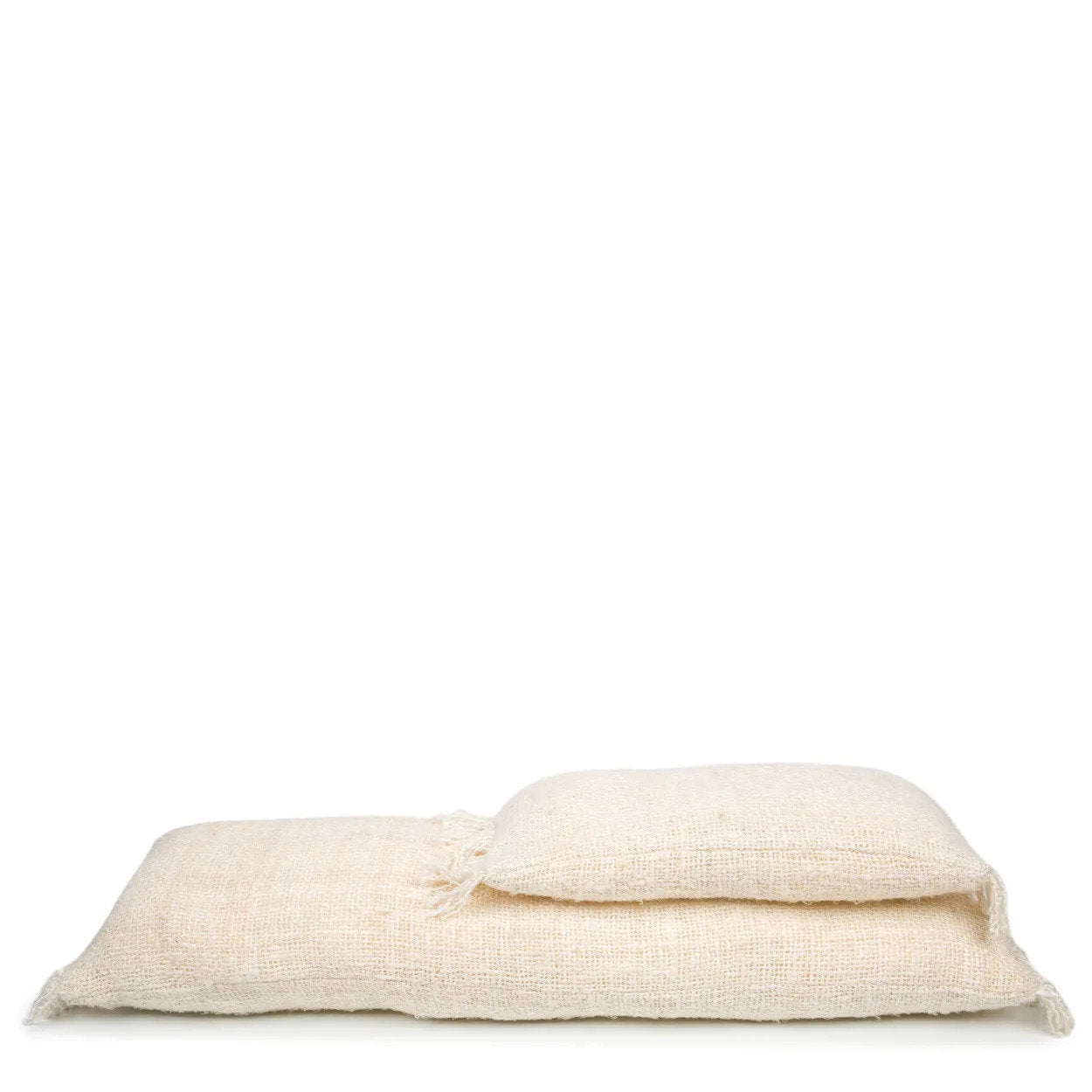 Housse de coussin Oh My Gee en coton écru 35x100 cm, vue 6