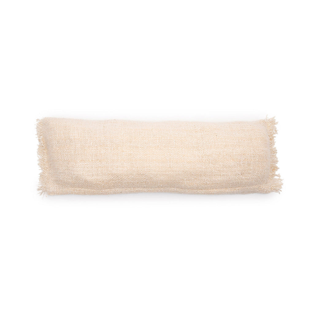 Housse de coussin Oh My Gee en coton écru 35x100 cm