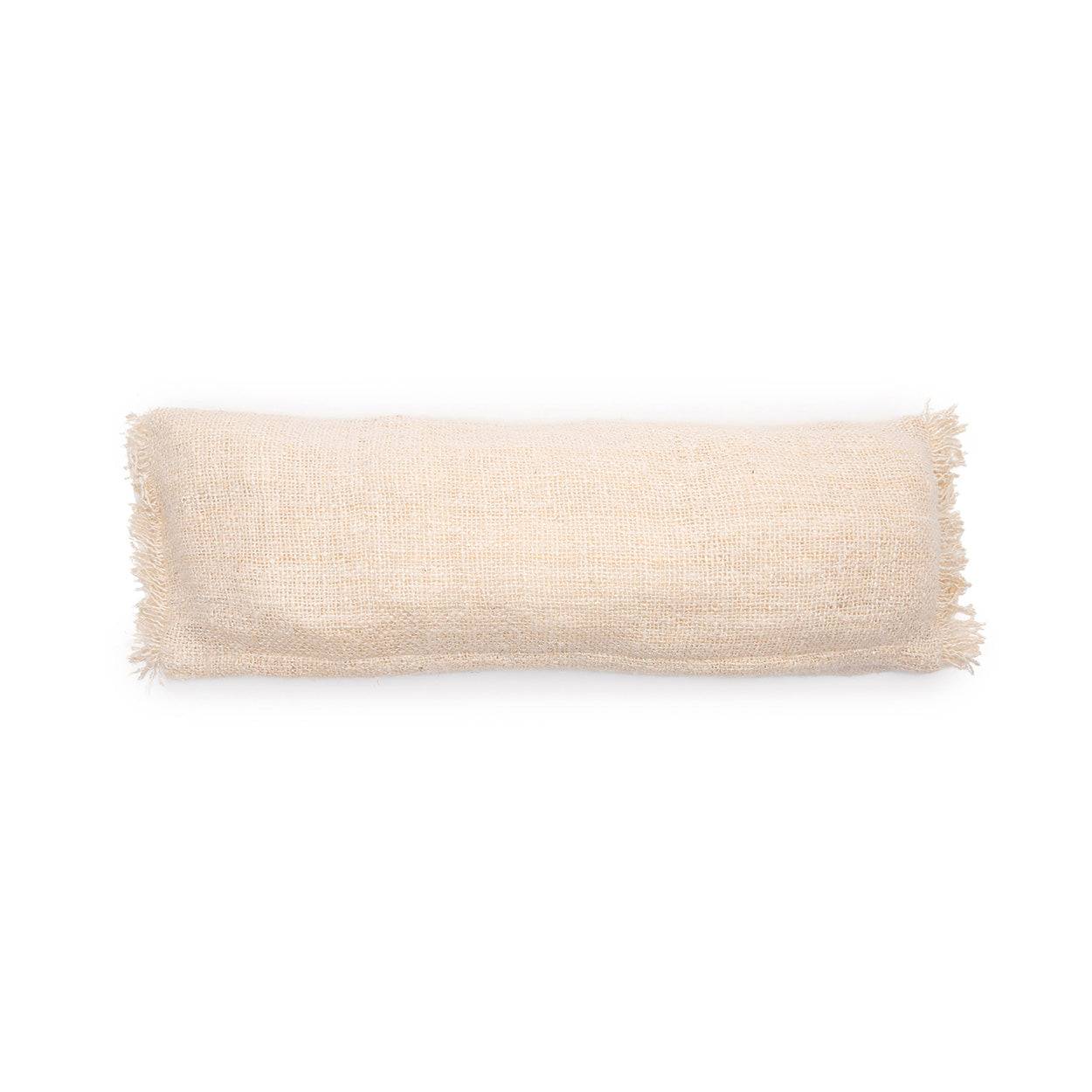 Housse de coussin Oh My Gee en coton écru 35x100 cm