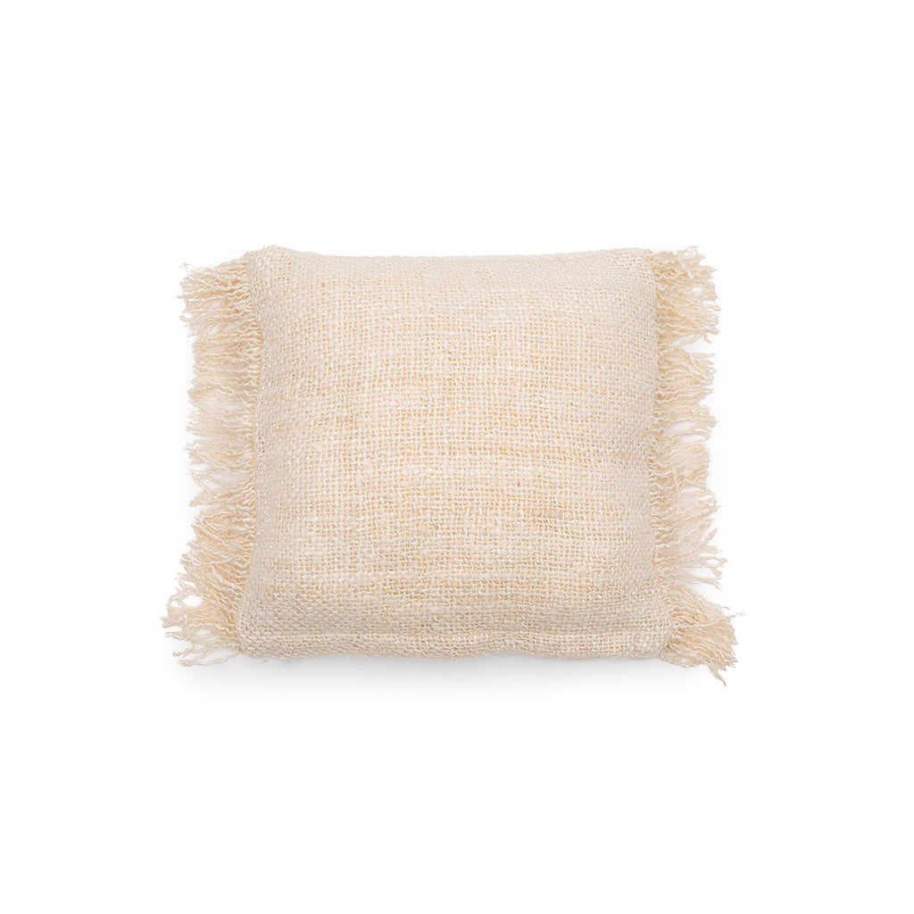 Housse de coussin Oh My Gee en coton écru 40x40 cm