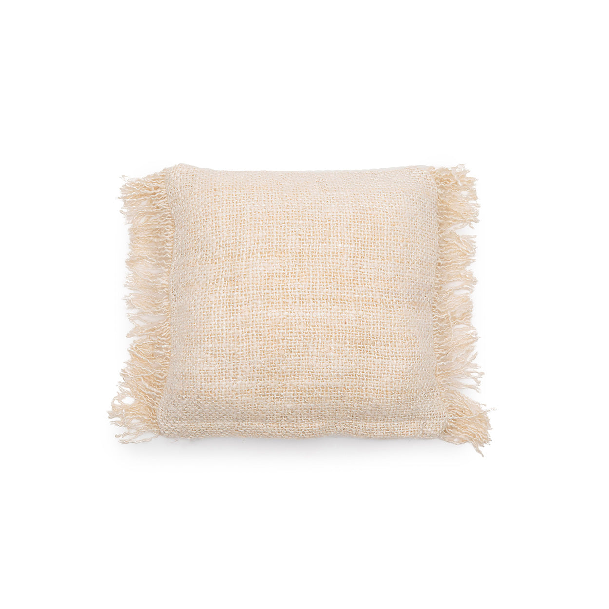 Housse de coussin Oh My Gee en coton écru 40x40 cm