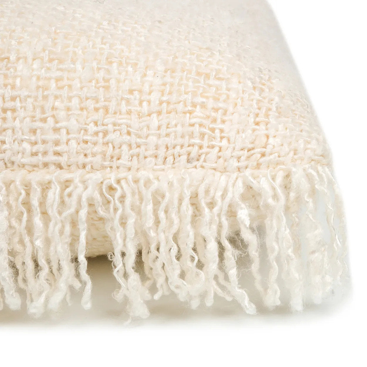 Housse de coussin Oh My Gee en coton écru 60x60 cm, vue 6
