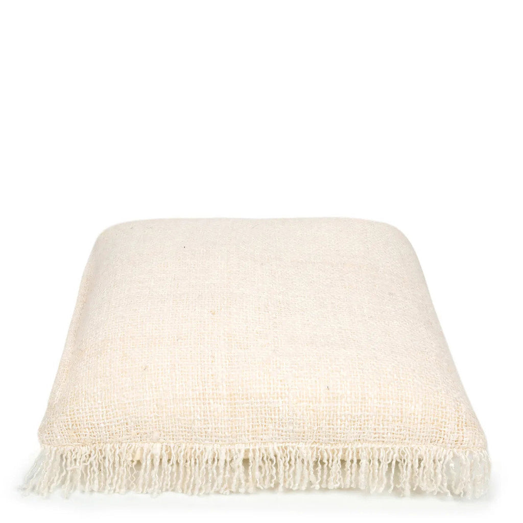 Housse de coussin Oh My Gee en coton écru 60x60 cm, vue 8