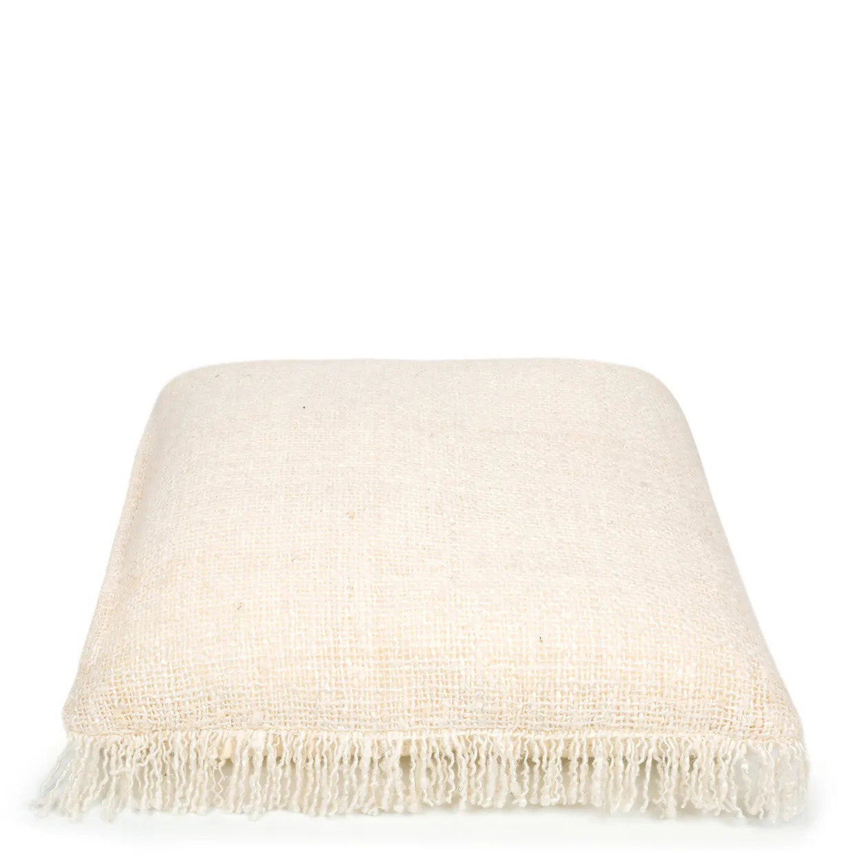 Housse de coussin Oh My Gee en coton écru 60x60 cm, vue 8