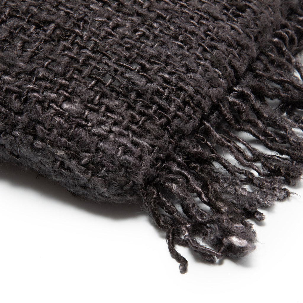 Housse de coussin Oh My Gee en coton noir 30x50 cm, vue 3
