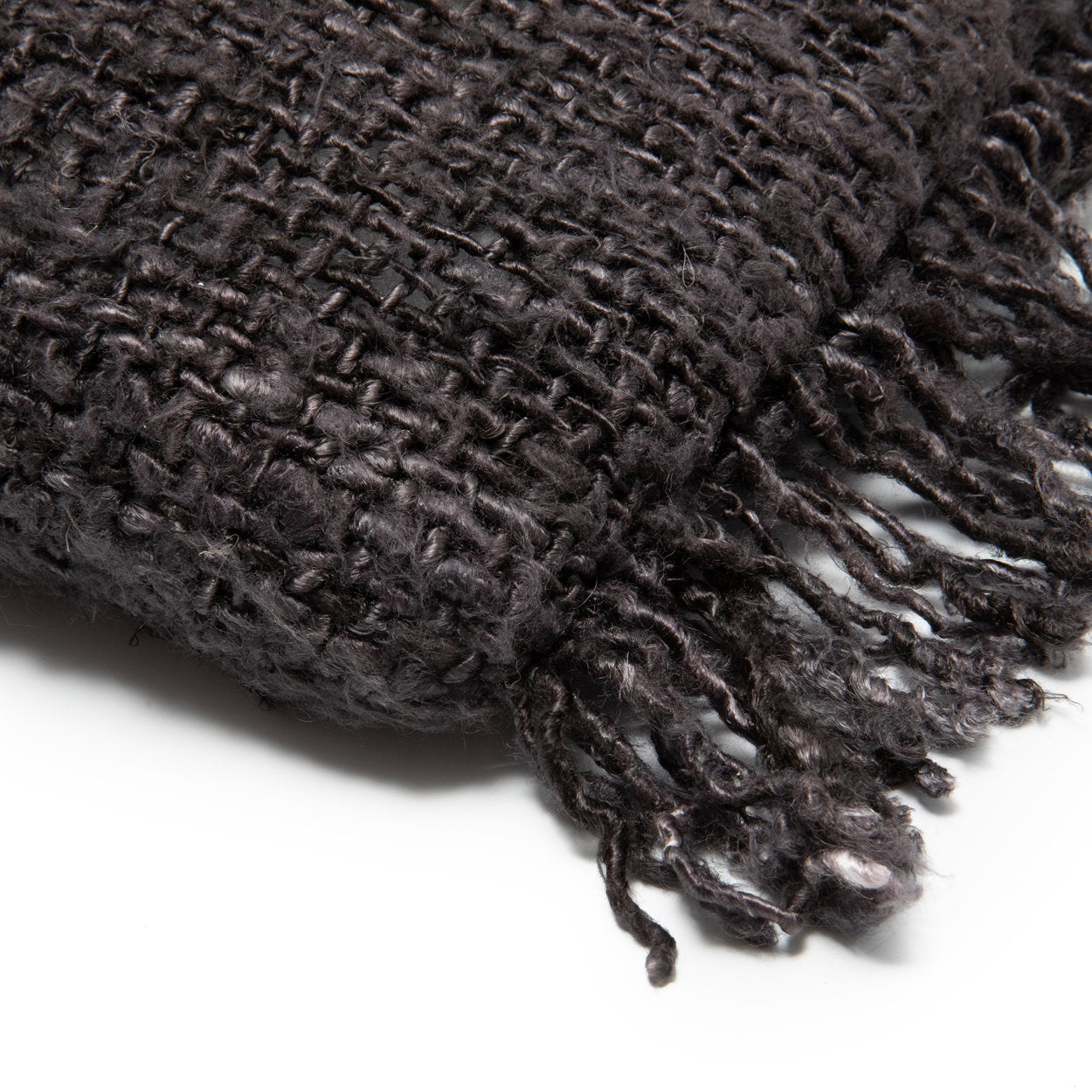 Housse de coussin Oh My Gee en coton noir 30x50 cm, vue 3