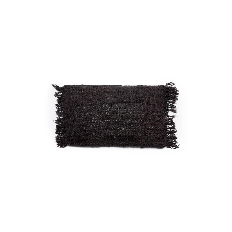 Dimensions Housse de coussin Oh My Gee en coton noir 30x50 cm