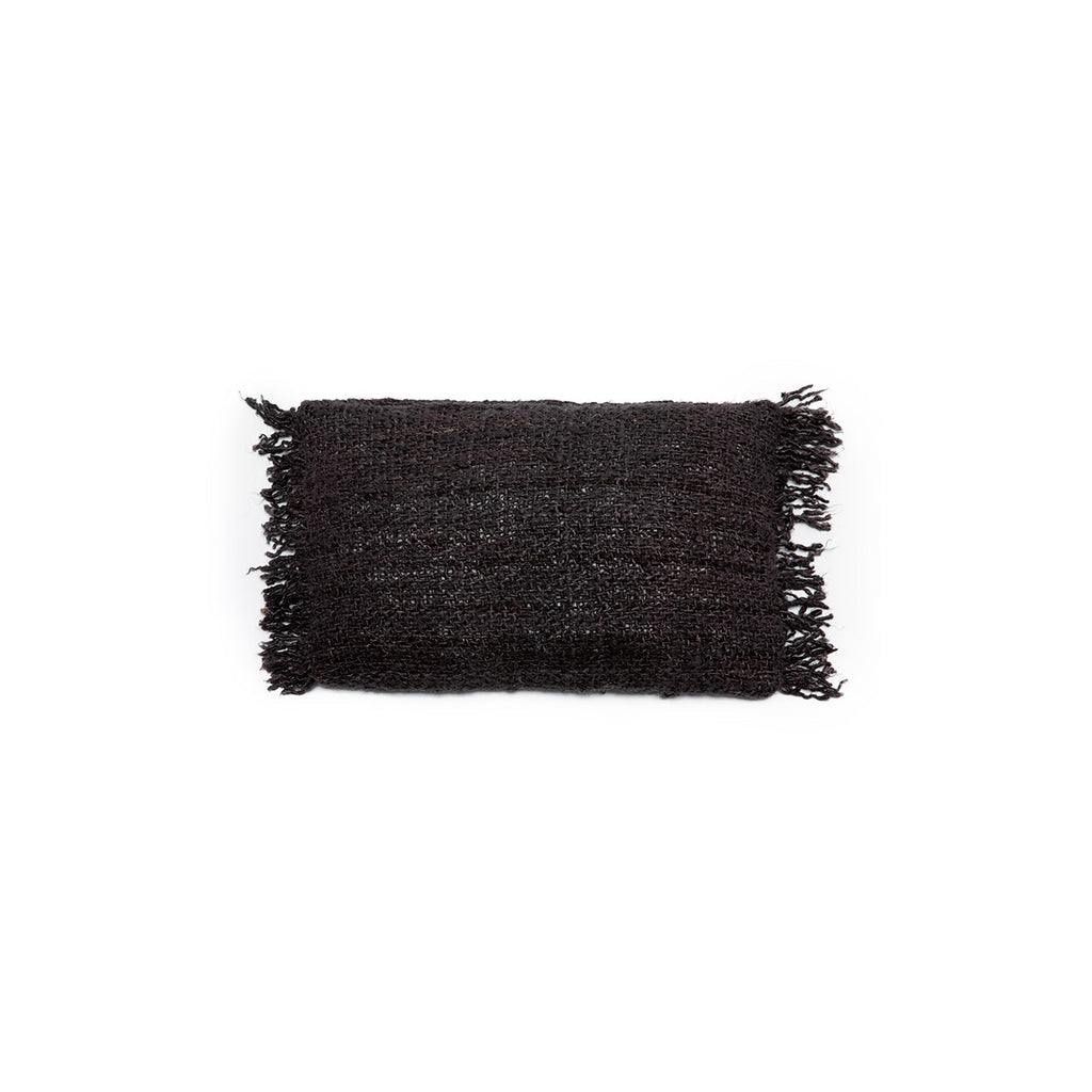 Housse de coussin Oh My Gee en coton noir 30x50 cm