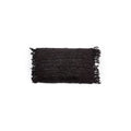Housse de coussin Oh My Gee en coton noir 30x50 cm