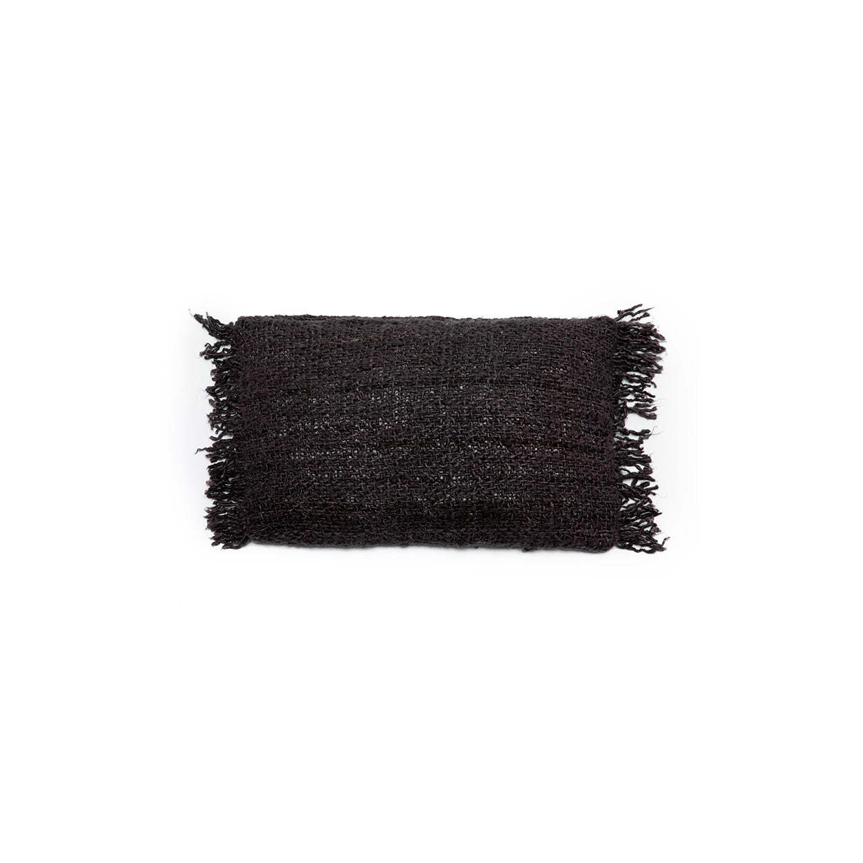 Housse de coussin Oh My Gee en coton noir 30x50 cm