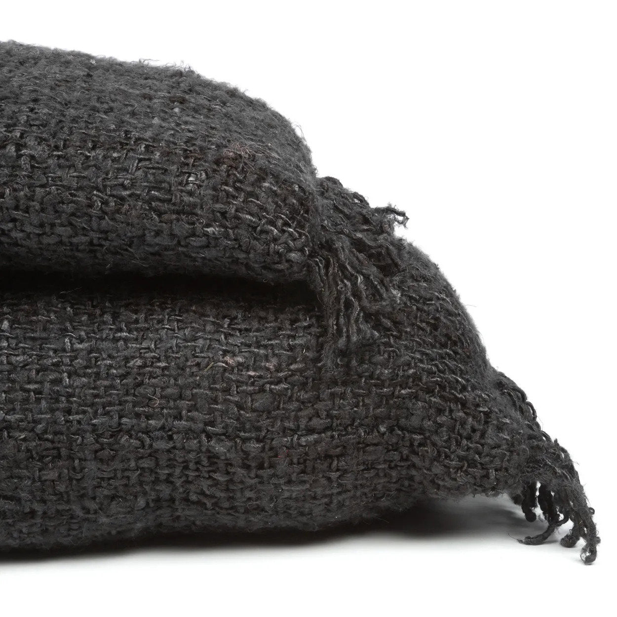 Housse de coussin Oh My Gee en coton noir 35x100 cm, vue 5