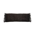 Housse de coussin Oh My Gee en coton noir 35x100 cm