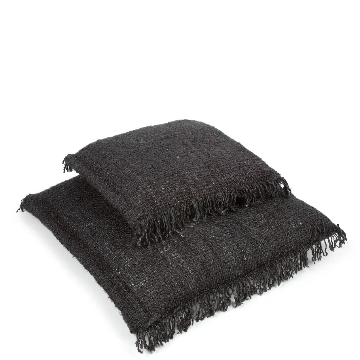 Housse de coussin Oh My Gee en coton noir 40x40 cm, vue 4