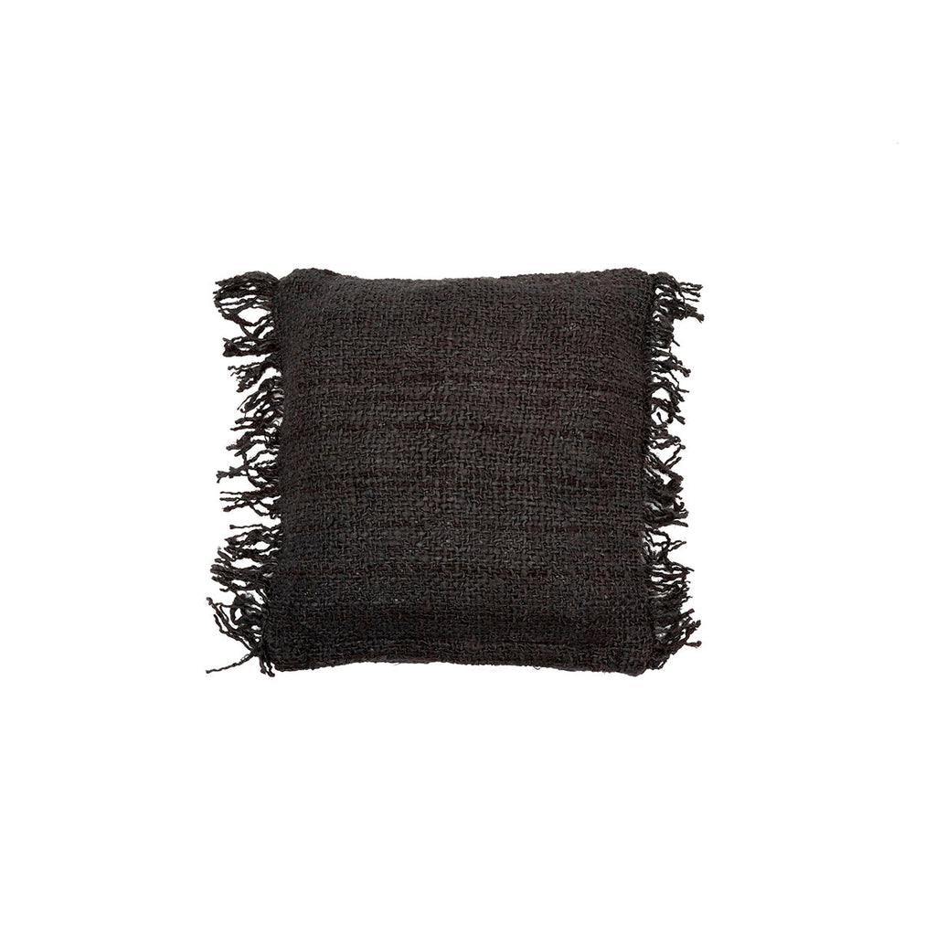 Housse de coussin Oh My Gee en coton noir 40x40 cm