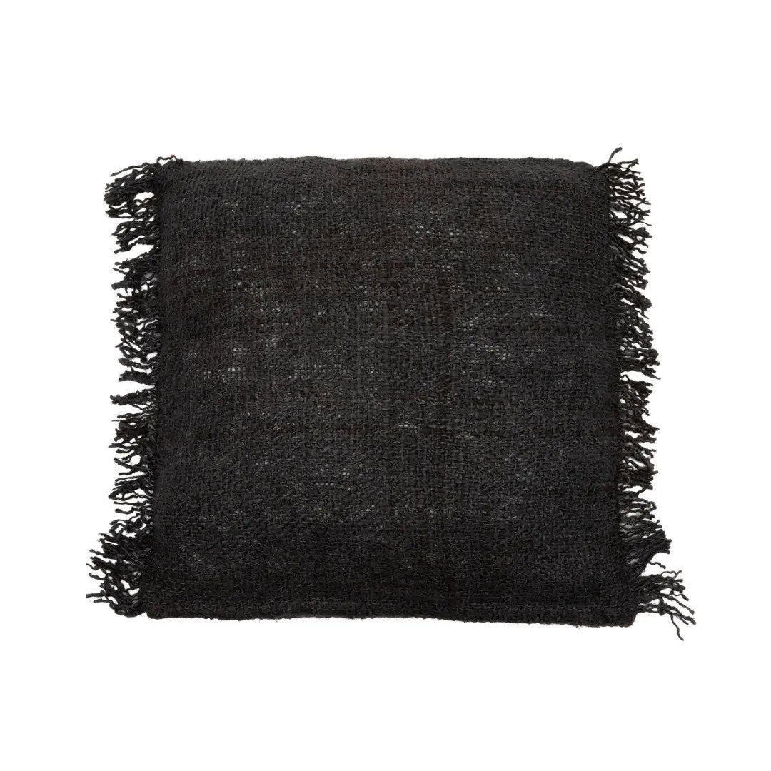 Housse de coussin Oh My Gee en coton noir 60x60 cm