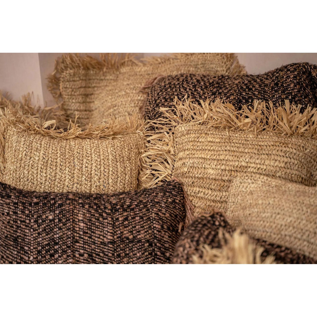 Housse de coussin Oh My Gee en coton noir et cuivre 30x50 cm, vue 4