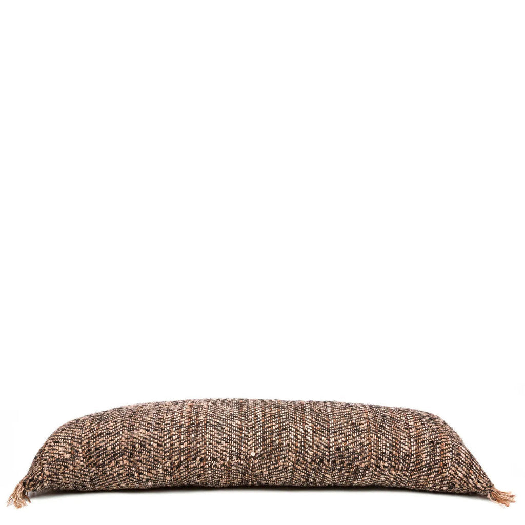 Housse de coussin Oh My Gee en coton noir et cuivre 35x100 cm, vue 3