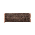 Housse de coussin Oh My Gee en coton noir et cuivre 35x100 cm