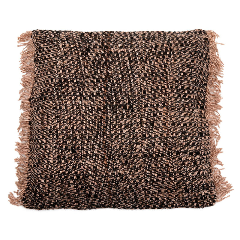 Dimensions Housse de coussin Oh My Gee en coton noir et cuivre 60x60 cm