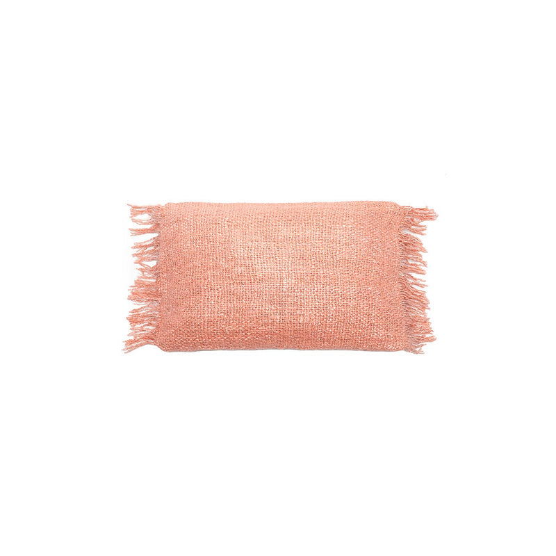 Dimensions Housse de coussin Oh My Gee en coton rose saumon 30x50 cm