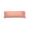 Housse de coussin Oh My Gee en coton rose saumon 35x100 cm