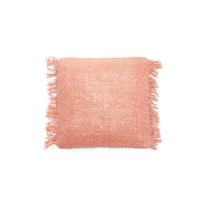 Dimensions Housse de coussin Oh My Gee en coton rose saumon 40x40 cm