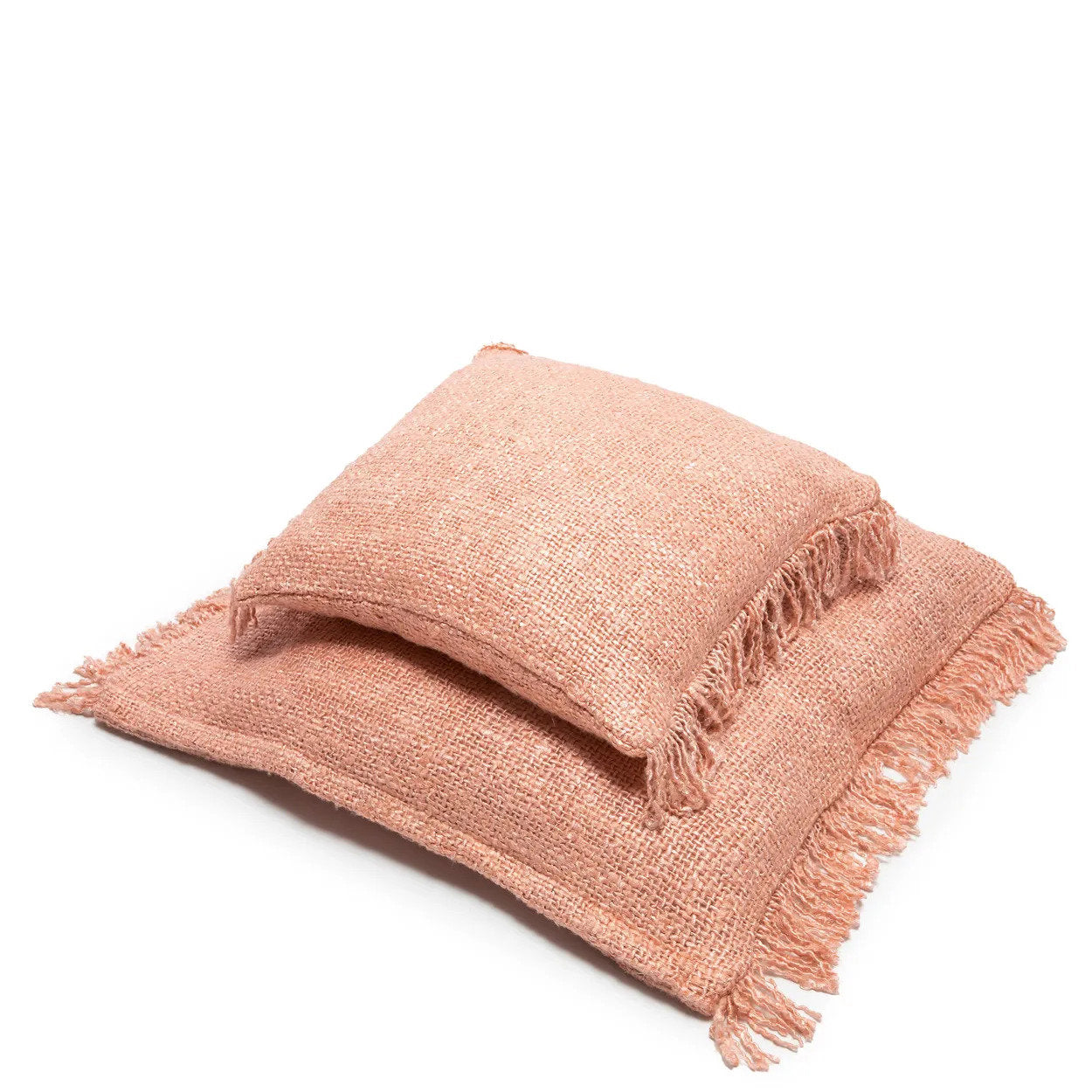 Housse de coussin Oh My Gee en coton rose saumon 60x60 cm, vue 6