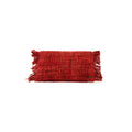 Housse de coussin Oh My Gee en coton rouge brique 30x50 cm
