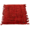 Housse de coussin Oh My Gee en coton rouge brique 60x60 cm
