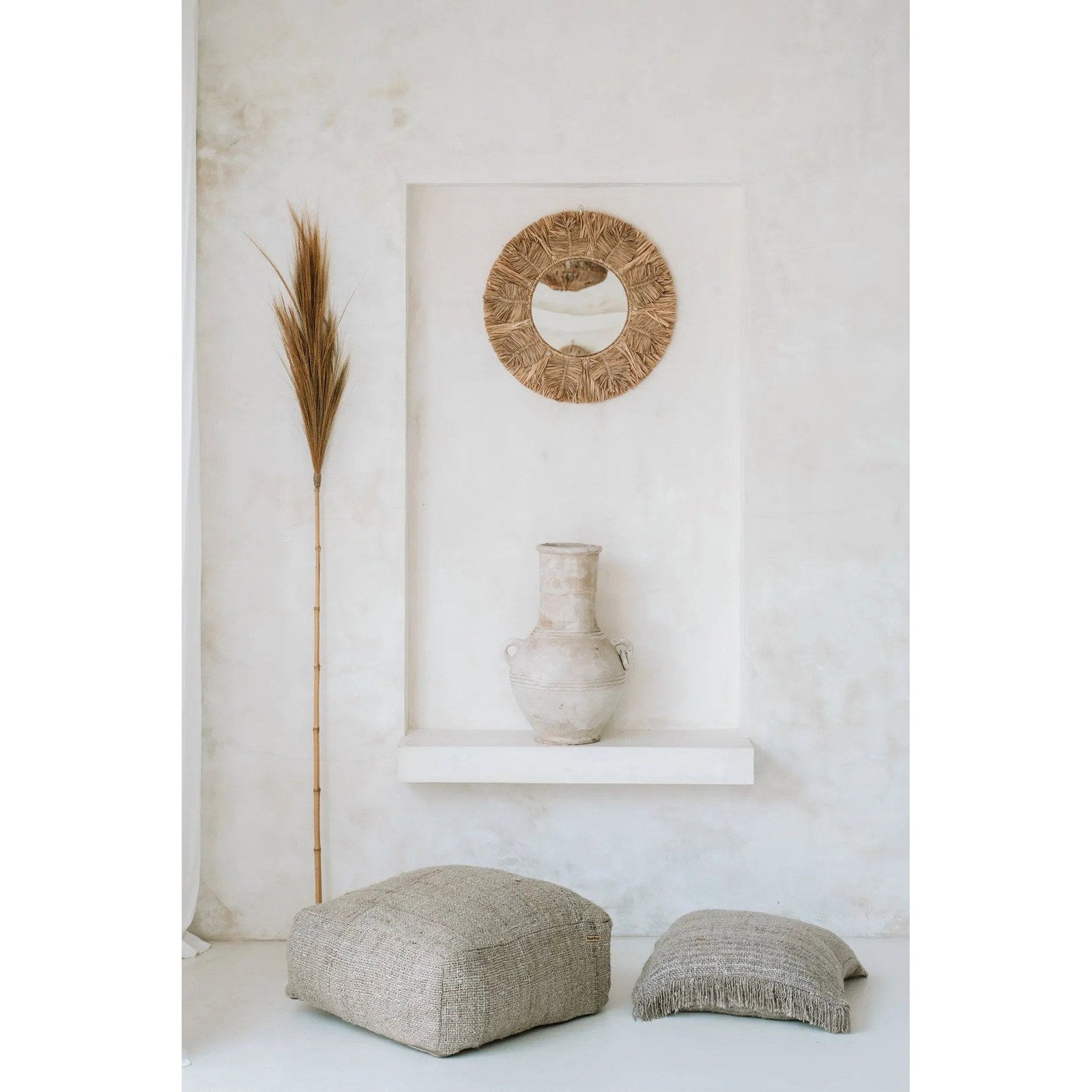 Housse de coussin Oh My Gee en coton sable 60x60 cm, vue 6