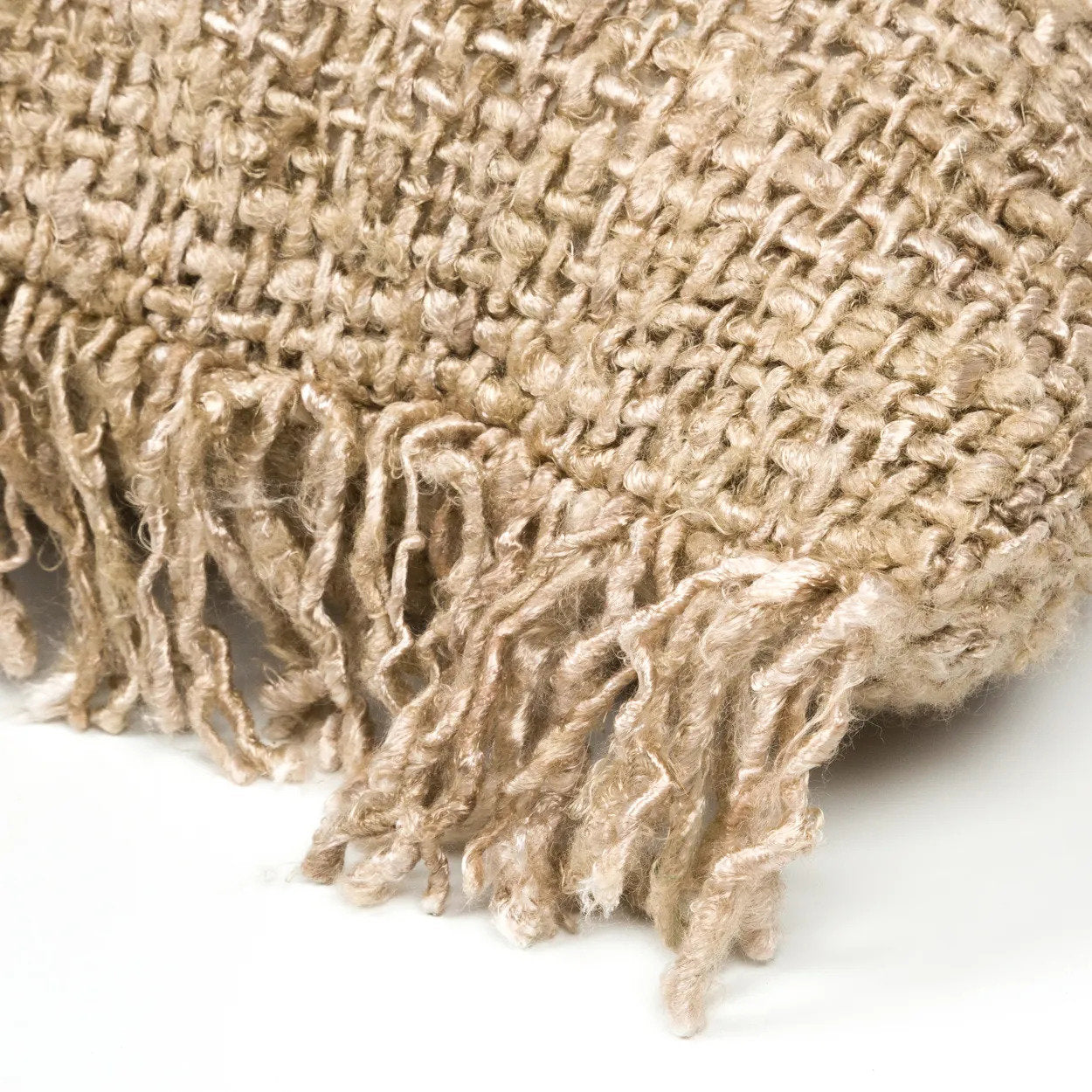 Housse de coussin Oh My Gee en coton sable 60x60 cm, vue 8