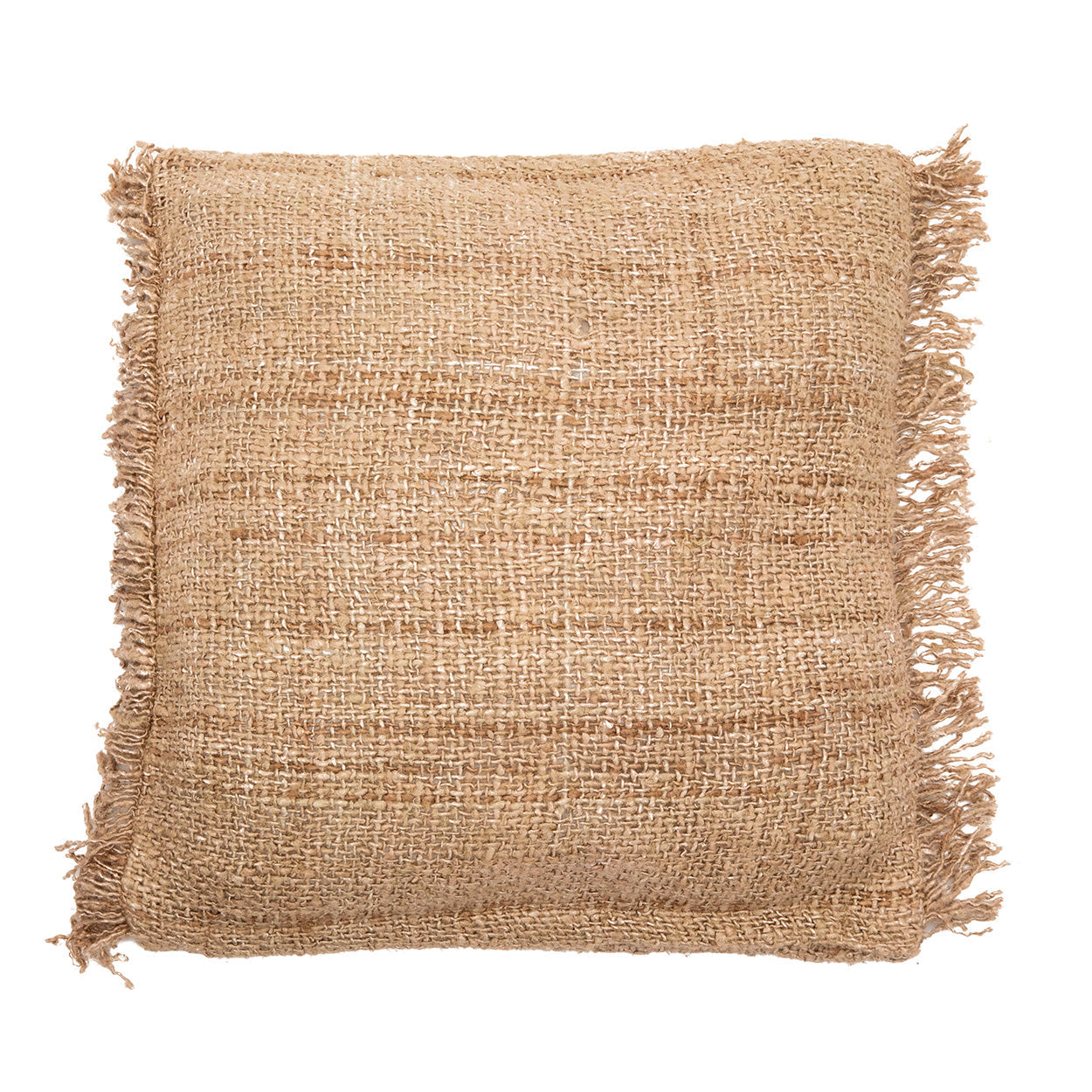 Housse de coussin Oh My Gee en coton sable 60x60 cm