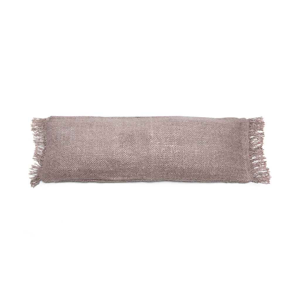 Housse de coussin Oh My Gee en coton vieux rose 35x100 cm
