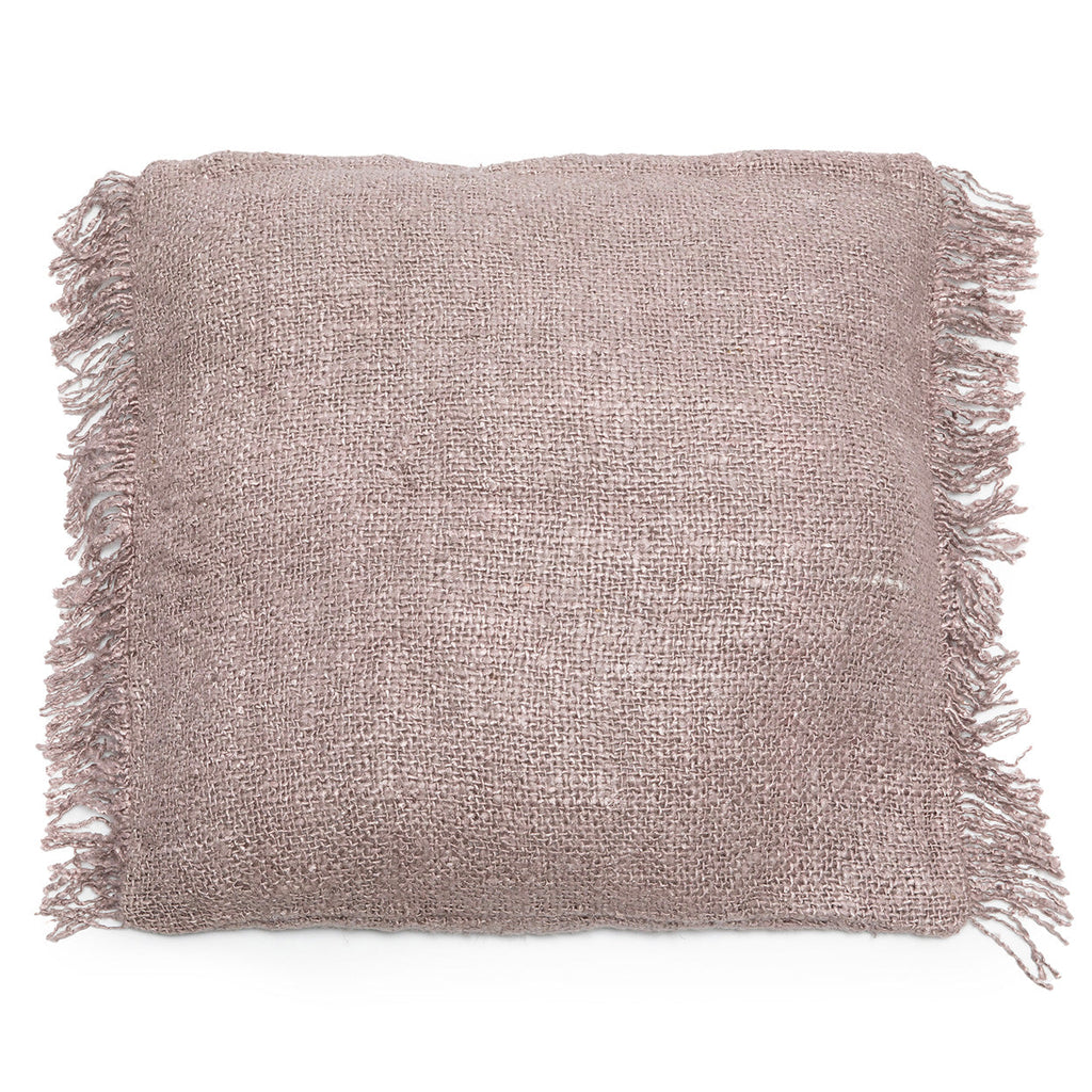 Housse de coussin Oh My Gee en coton vieux rose 60x60 cm