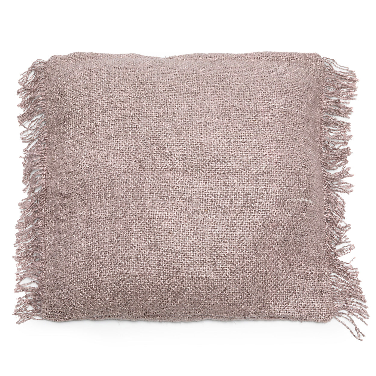 Housse de coussin Oh My Gee en coton vieux rose 60x60 cm