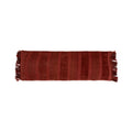 Housse de coussin Oh My Gee en velours brique rayé 35x100 cm