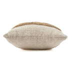 Housse de coussin Raffia Stamp en coton et raphia 50x50 cm, vue 8