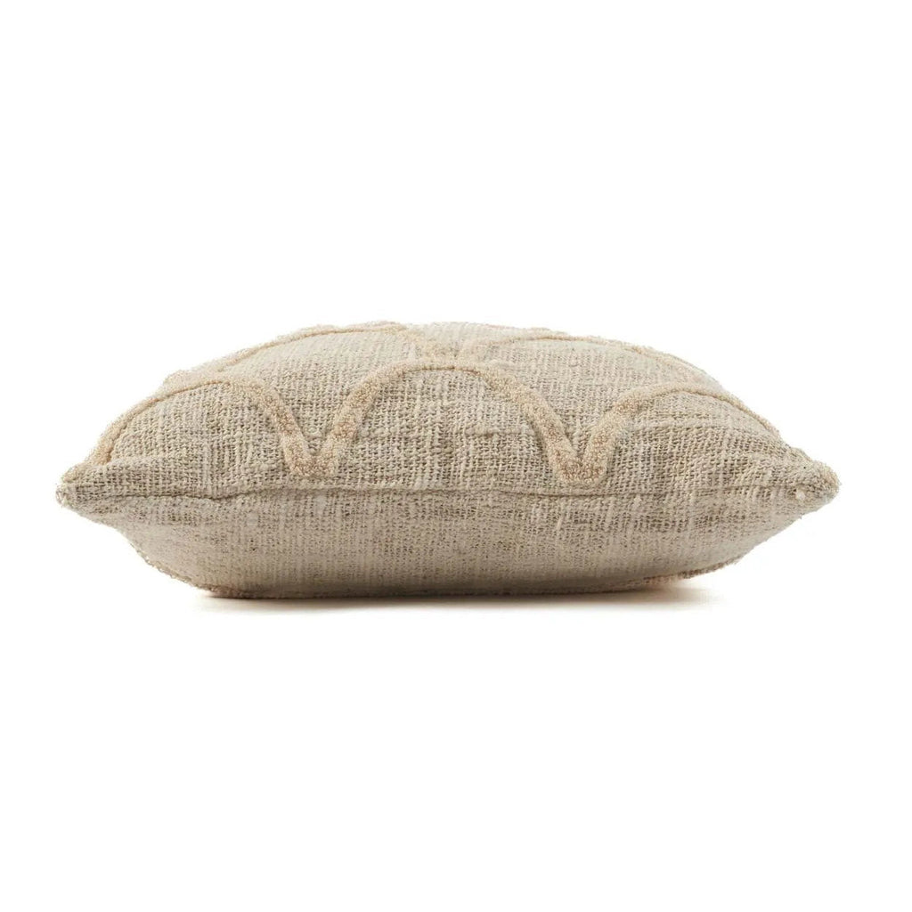 Housse de coussin Sahara en coton écru 50x50 cm, vue 8