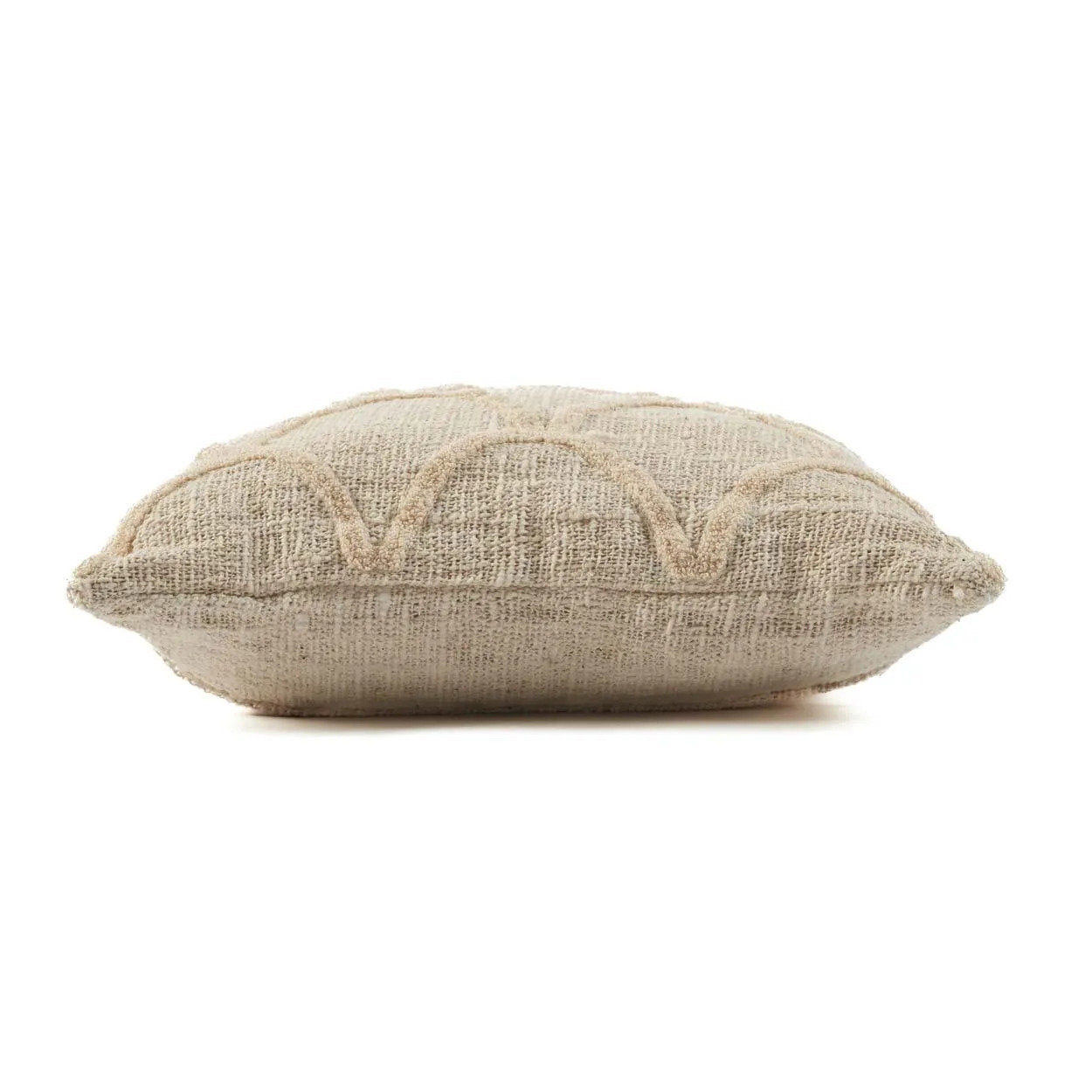 Housse de coussin Sahara en coton écru 50x50 cm, vue 8