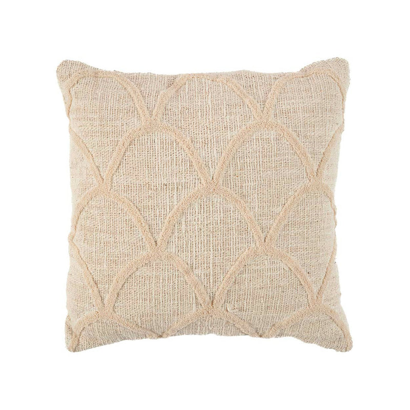 Dimensions Housse de coussin Sahara en coton écru 50x50 cm