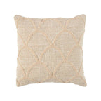 Housse de coussin Sahara en coton écru 50x50 cm