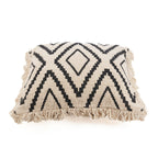 Housse de coussin Sahara Diamond en coton écru 50x50 cm, vue 6