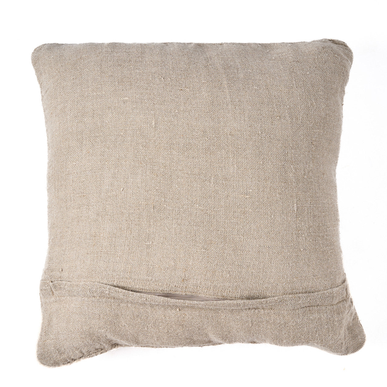 Housse de coussin Stitch en lin naturel 50x50 cm, vue 6