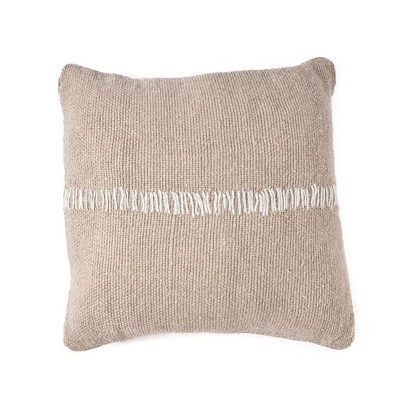 Dimensions Housse de coussin Stitch en lin naturel 50x50 cm