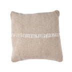 Housse de coussin Stitch en lin naturel 50x50 cm