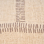 Housse de coussin Stonepath en coton écru 50x70 cm, vue 4